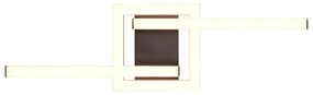 Czarna lampa sufitowa LED 16x54 cm Viale – Trio