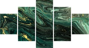 Obraz - Zielony marmur (125x70 cm)