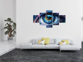 Obraz - Malowanie oczu (125x70 cm)