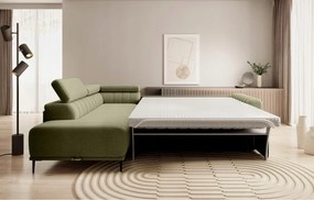 Narożnik GANDI 120 Lewostronny system włoski Salvador 10 Zielony WERSAL