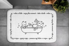 Dywanik łazienkowy antypoślizgowy Dywanik łazienkowy antypoślizgowy Kotki Wanna Kąpiel