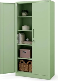 Szafa biurowa Fresh Style Jan 90x40x185 cm pastelowy zielony