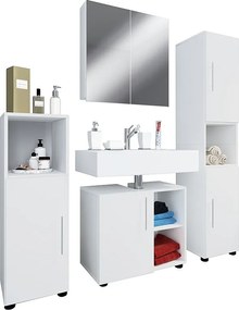 4-pokojowy zestaw mebli łazienkowych Complete Flandu Ill