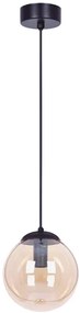 Bursztynowa lampa wisząca szklana kula - A216 C5-K07