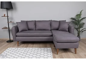 Szara sofa 215 cm Sofia – Balcab Home