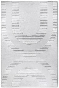 Dywan nowoczesny 3D Elle Collection Gallery Geometryczny kremowy 80 cm x 120 cm