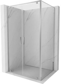 Mexen Exo kabina prysznicowa uchylna 120 x 85 cm, transparent, chrom - 8182-120-085-01-00