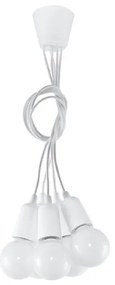 Biała lampa wisząca ø 25 cm Rene – Nice Lamps