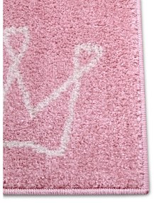 Różowy dywan dziecięcy 120x170 cm Crowns – Hanse Home