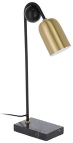 Lampa stołowa w czarno-złotym kolorze (wysokość 60 cm) Natsumi – Kave Home