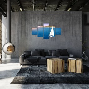 Obraz - Przejażdżka łodzią (125x70 cm)