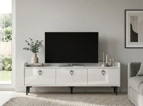 Stolik RTV PIENA 160 cm, biały