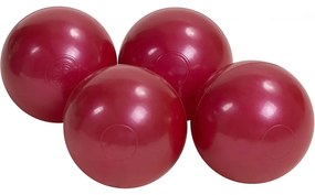 Plastikowe piłeczki do suchego basenu 7cm, 50 szt, perłowobordowe - meowbaby®