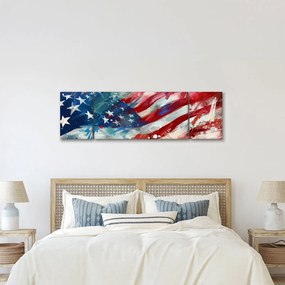 Obraz - Flaga USA (170x50 cm)
