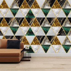 Fototapeta - Kolaż materiałów 4 (196x136 cm)