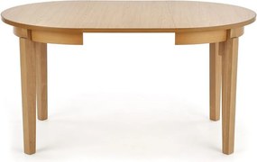 Okrągły stół do jadalni z funkcją rozkładania Sorbus Halmar dąb miodowy
