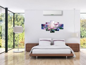 Obraz - Grzyby w pełni księżyca, grafika (125x70 cm)