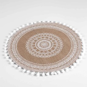 Mata stołowa z juty ø 38 cm Renata – douceur d'intérieur