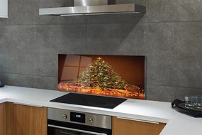 Szkło Ozdobne do Kuchni Choinka w Blasku Świec