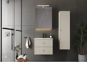 Kaszmirowa Szafka do Łazienki Słupek Wysoki 1 Drzwi Marco