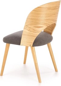 Krzesło z oparciem z giętej sklejki Cadiz Halmar