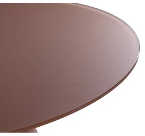 Okrągły stół ze szklanym blatem ø 120 cm Vida – MOME