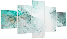 Obraz - Atramentowa abstraakcja 2 (125x70 cm)