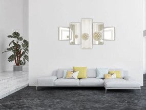 Obraz -Spojrzenie do wnętrza - abstrakcja (125x70 cm)