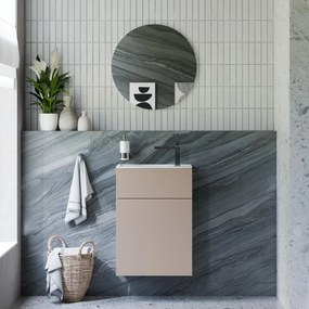 Badmöbel-Set KONDA 50 cm mit Mineralguss Waschbecken