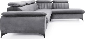 Ciemnoszary narożnik w kształcie litery L H7-F44