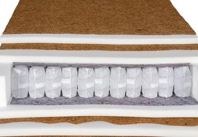 Kieszeniowo-piankowy materac z kokosem H5 180x200 G3-R48