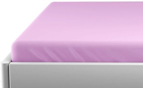PrzytulneMieszkanie.pl Prześcieradło jersey do dziecięcego łóżeczka EXCLUSIVE 70x140 cm fioletowe