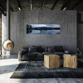 Obraz - Molo nad jeziorem (170x50 cm)
