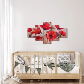 Obraz - Wilcze maki (125x70 cm)
