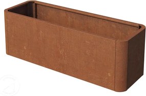 PRIMEYARD 120 x 40 x 40 cm Grządka podwyższona, stal corten, Optyka rdzy - (GFPV01070)