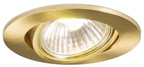 Inteligentny reflektor wpuszczany, złoty, z możliwością przechylania, z Wifi GU10 - Cisco