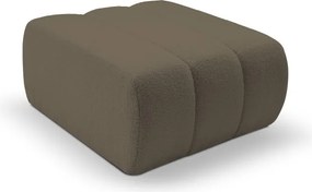 Pufa BALOO w kolorze jasnego brązu w tkaninie LAMBI 03