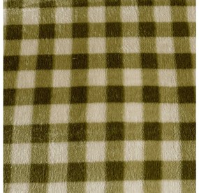 PrzytulneMieszkanie.pl PrzytulneMieszkanie.pl Pościel z mikropluszu KELVIO zielona Rozmiar pościeli: 2 szt 70 x 90 cm | 200 x 220 cm