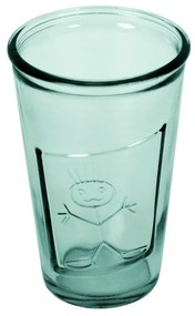 Zielona szklanka ze szkła z recyklingu Ego Dekor Chłopiec