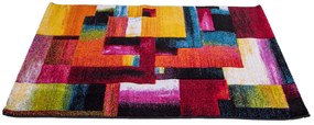 Dywan nowoczesny Folk 3D  Geometria multikolor 120 cm x 170 cm