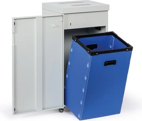 Niszczarka przemysłowa mikrościnkowa MDM215-70L, 15 arkuszy, 70 l, metalowa obudowa