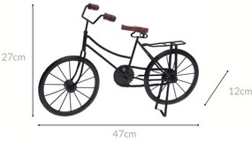 Rower retro dekoracja, 47 x 12 x 27 cm