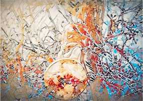 Obraz - Mozaikowa abstrakcja (70x50 cm)