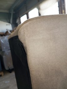 PROMOCJA Rozkładana sofa w kształcie U LIVARO 305x140 cm, kremowa II. jakość