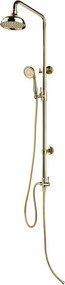 Zestaw prysznicowy AEROSKOBING mosiądz