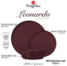 BerlingerHaus 18-częściowy zestaw obiadowy Leonardo