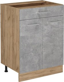 Szafka dolna do kuchni beton 60x46x81.6 r-line