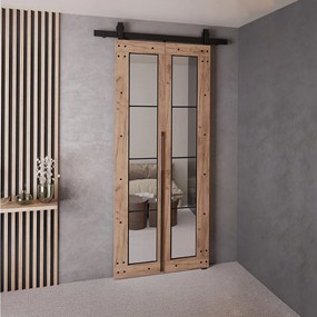 Drzwi Przesuwne QUDIO M6 Dąb Craft Złoty 70