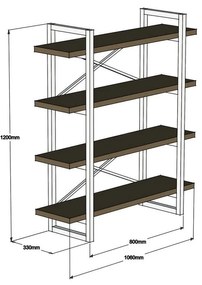 Regał Makro Walnut