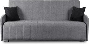 Sofa z Funkcją Spania ASPEN Wersalka Rozkładana Dwuosobowa Szara Nowoczesna do Salonu